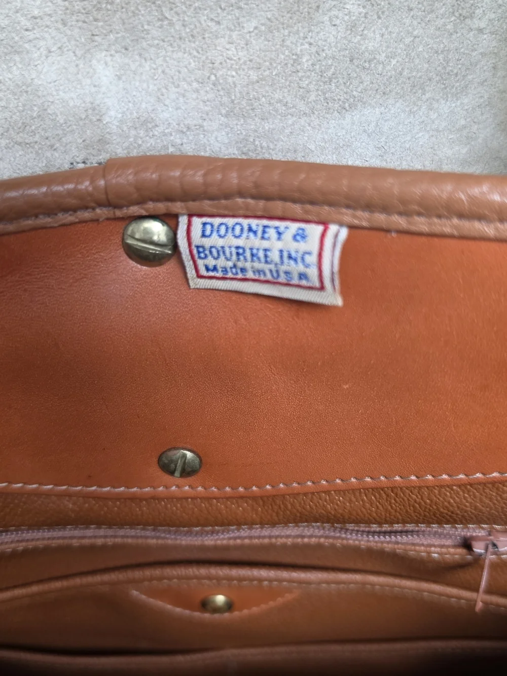 DOONEY & BOURKE PEBBLE LEATHER BACKPACK